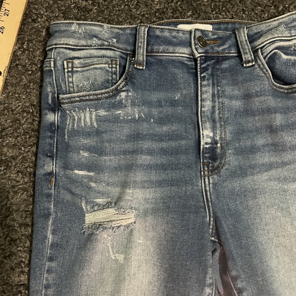 Studio Blue Jeans Distressed Rolled Cuff‎  Stretch Size 30 - Picture 7 of 12
